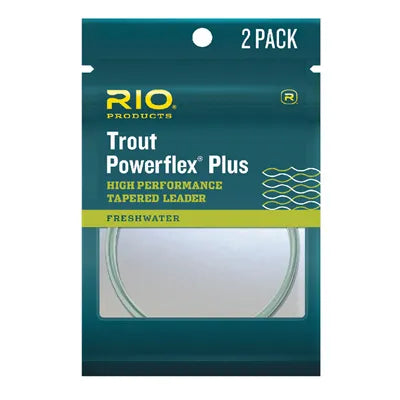 RIO POWERFLEX PLUS LEADER 9 ft (2 pk)