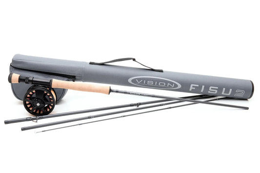 Fluefiskesett Vision FISU 2 Stang-Snelle-Line 9ft #5 - 9ft #6 - 9,6ft #7 Høst Salg -20%