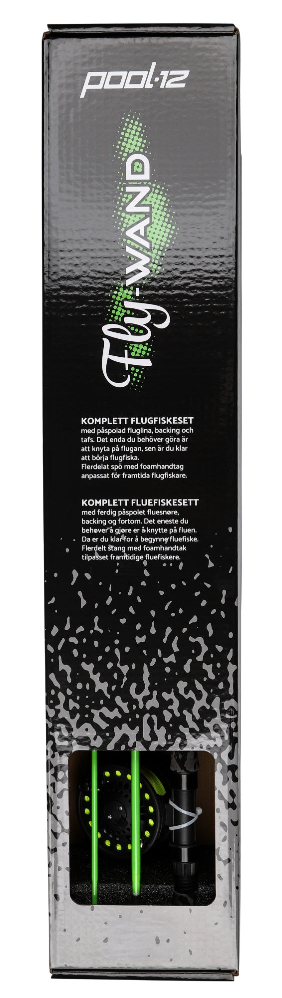 JR FLUEFISKE SETT Flywand Glass 7ft #5 - NB: NY SENDING PÅ VEI, KLART FOR LEVERING CA 30/7
