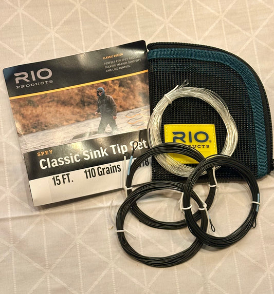 Rio Classic Sink Tip Sett - 4 stk tips inkl mappe - NYHET !