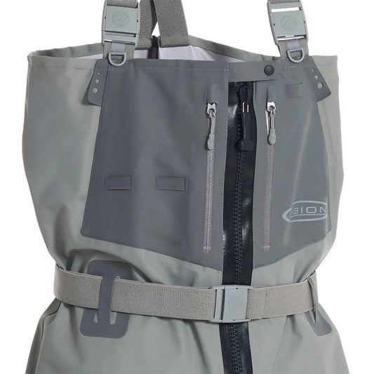 Vision Koski Grey Zip Wader - Glidelås modell