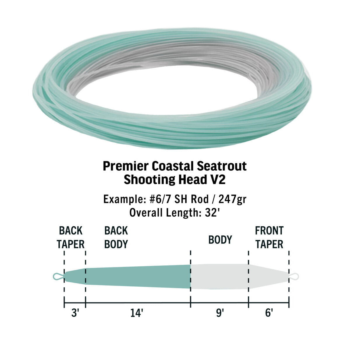 RIO Premier Coastal Seatrout v2.0 Shooting Head