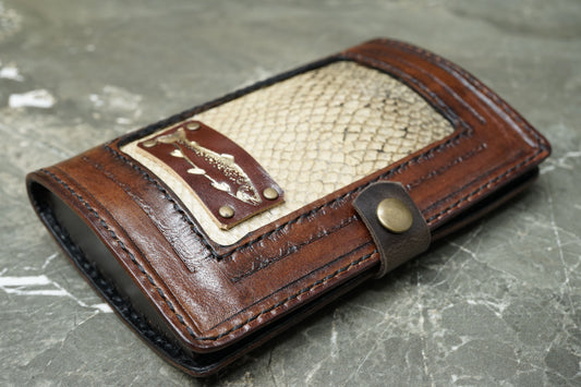 Art Merk Mappe for krokfluer Eksklusiv "Salmon Skin"