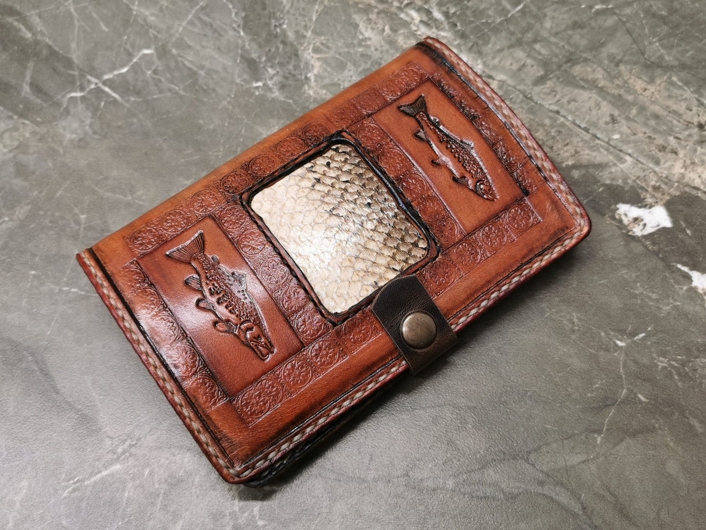 Art Merk Tubefluemappe Eksklusiv "Salmon skin"